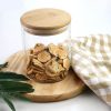 High Borosilicate Glass Jar with Bamboo Lid