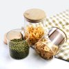 High Borosilicate Glass Jar with Bamboo Lid