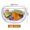 Double Wall High Borosilicate Glass Bowl