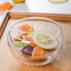 Double Wall High Borosilicate Glass Bowl