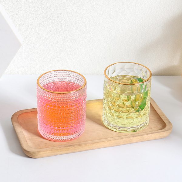 Vintage Relief Tumbler/ Coffee Cup