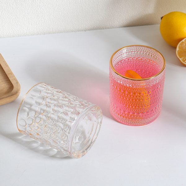 Vintage Relief Tumbler/ Coffee Cup