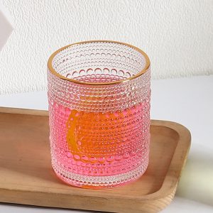 Vintage Relief Tumbler/ Coffee Cup